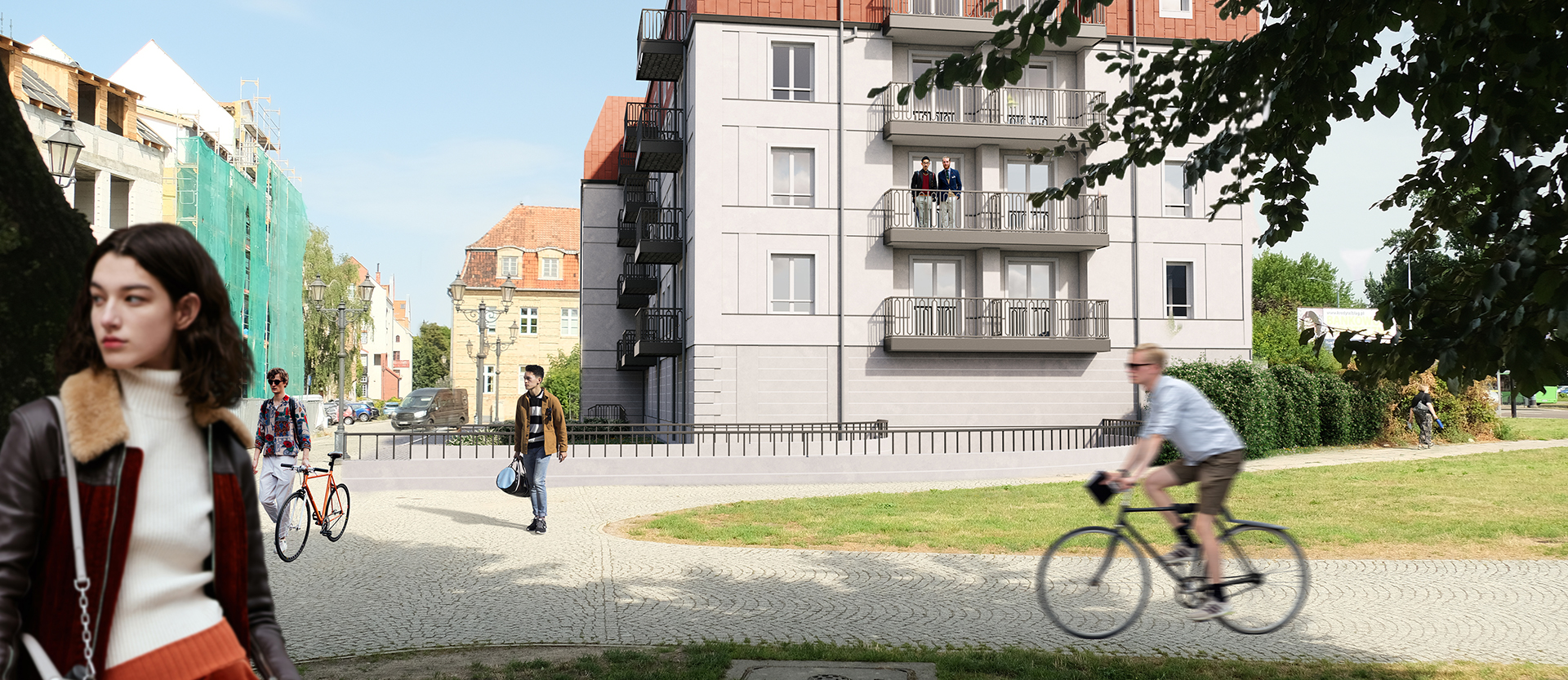 Grafika strony Elbląg Stare Miasto - ul. Przymurze 6
