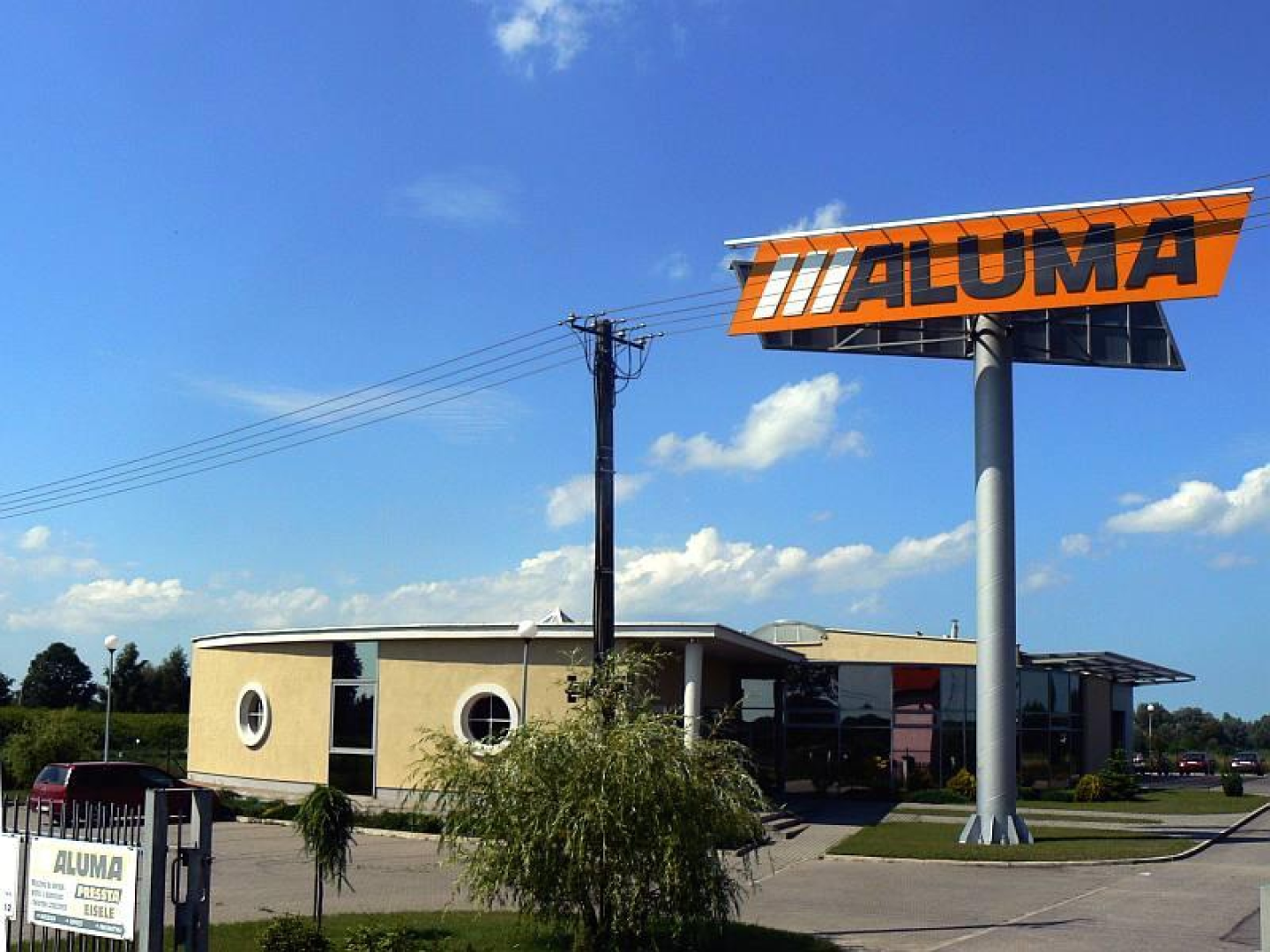 Grafika strony Aluma