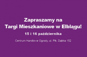 Targi Mieszkaniowe 15-16.10.2016 , CH Ogrody