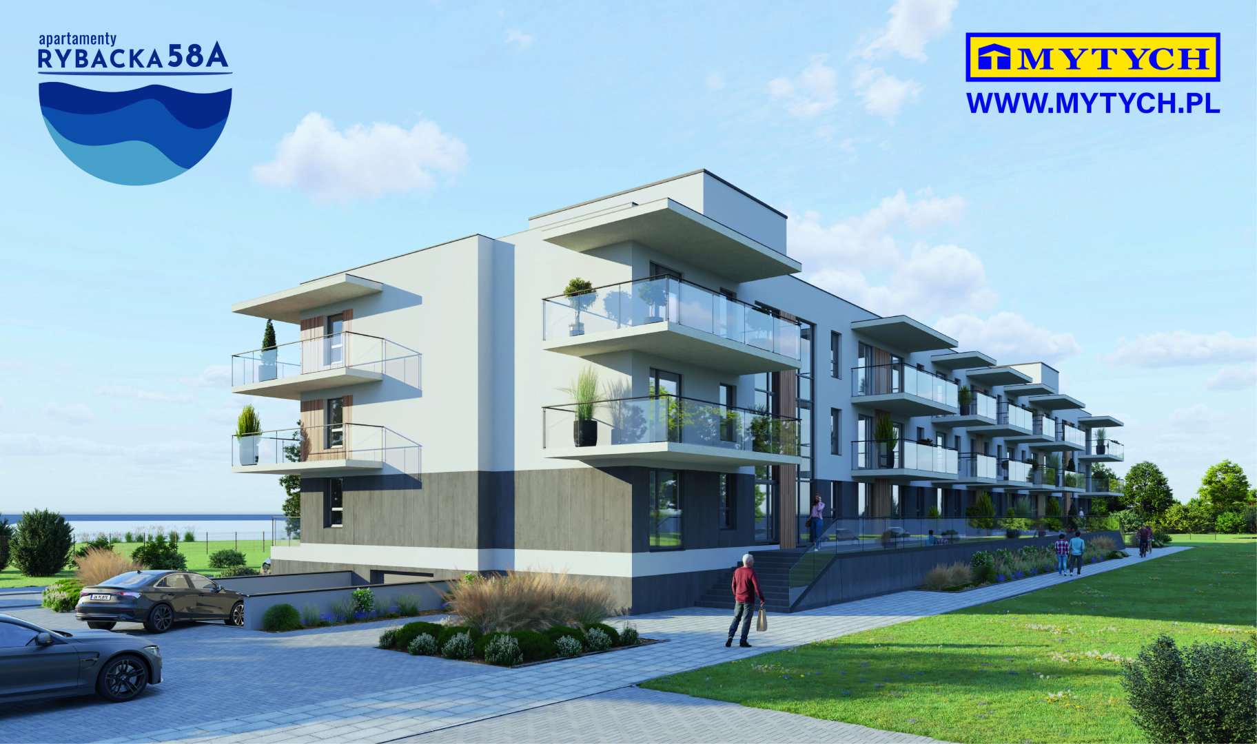 Grafika strony KĄTY RYBACKIE - Apartamenty z widokiem na Zalew Wiślany